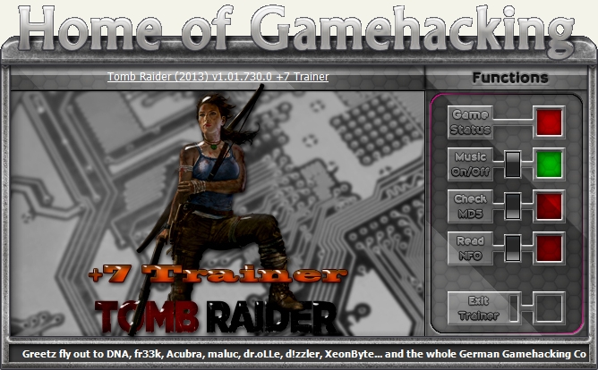 Tomb Raider (2013): Trainer (+7) [1.01.730.0] {sILeNt heLLsCrEAm / HoG}