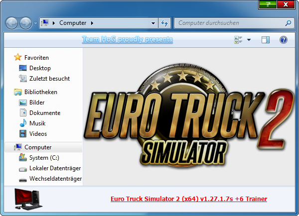 Euro Truck Simulator 2: Trainer (+6) [1.27.1.7s] {iNvIcTUs oRCuS / HOG}