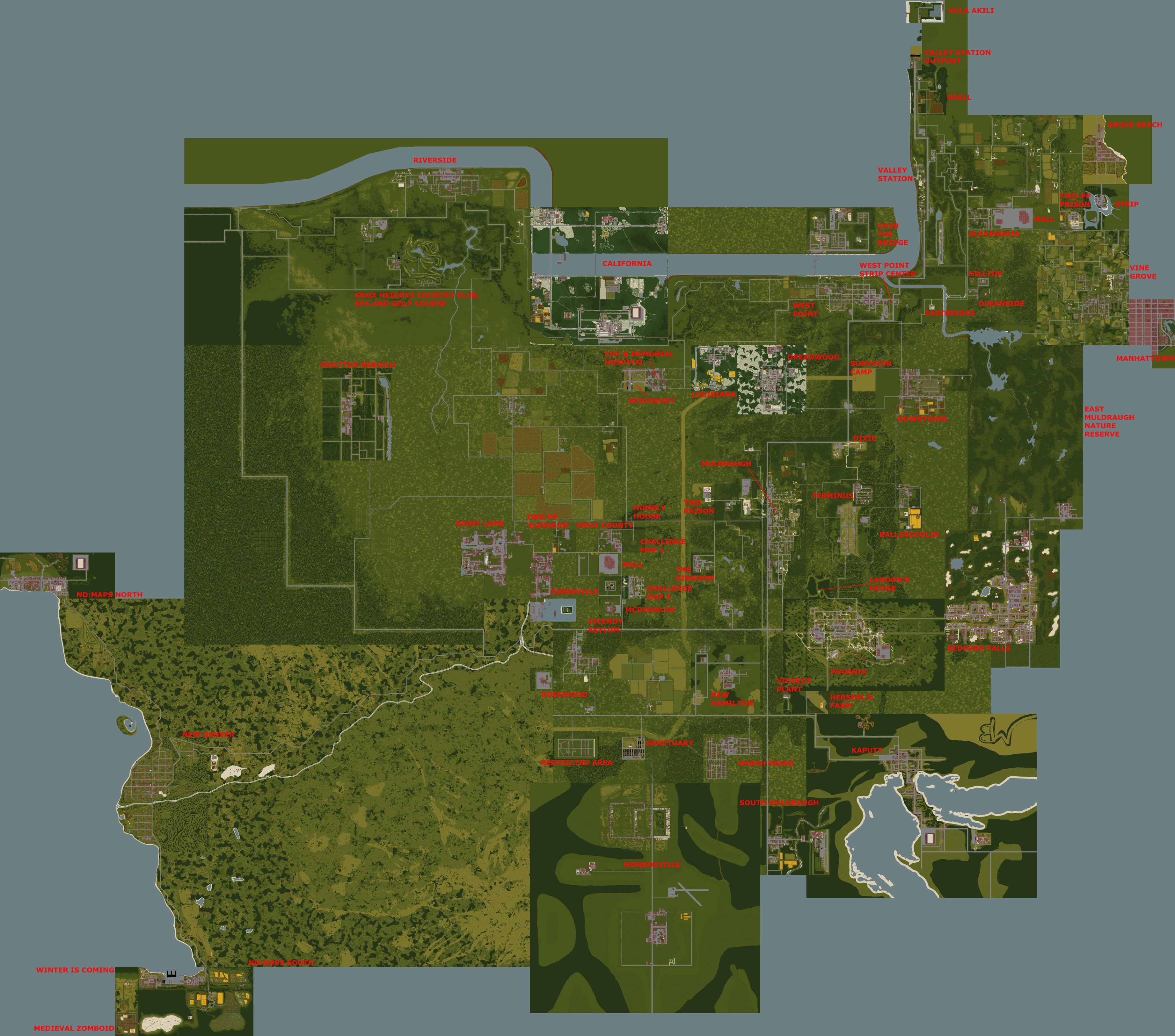 download project zomboid map project