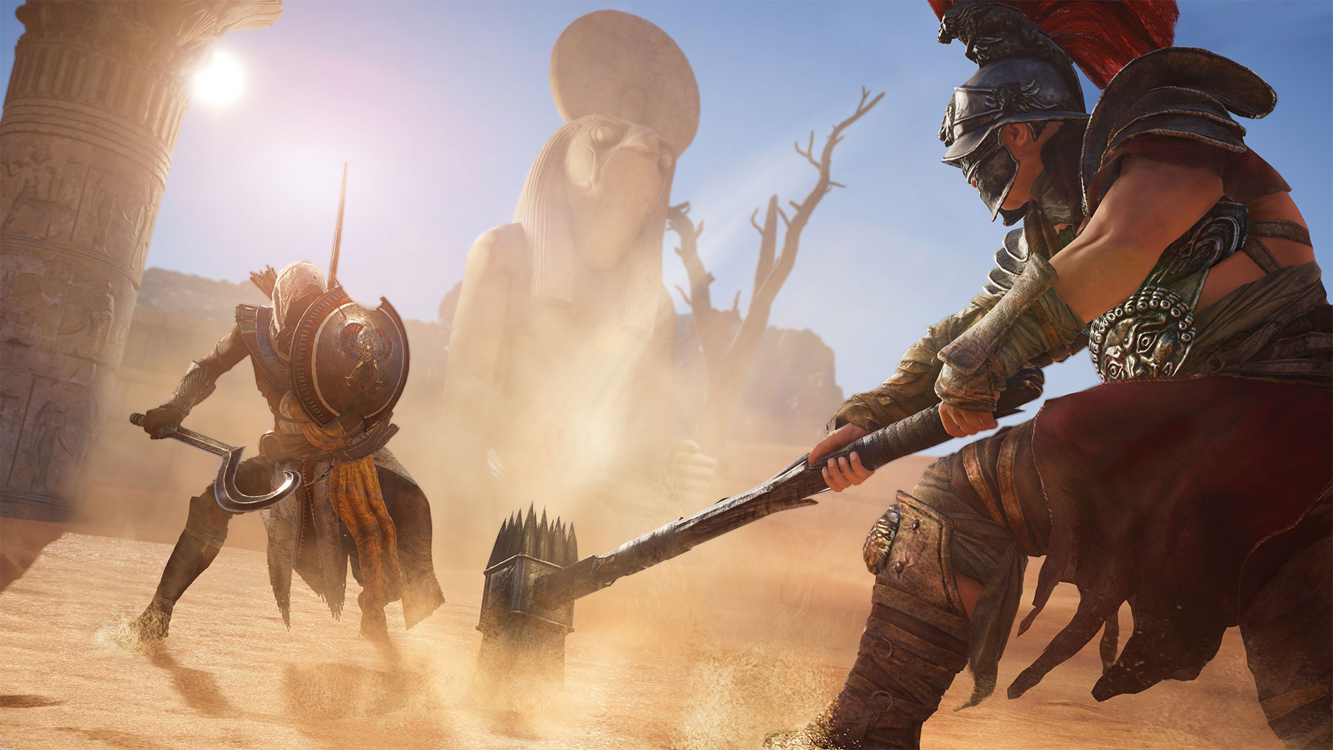 Байек из Assassin's Creed Origins Рецензия Assassin's Creed Origins
