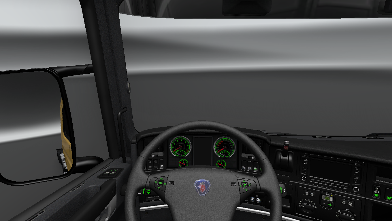 Скачать Euro Truck Simulator 2 "Dashboard_Pack_for_Scania" Геймплей