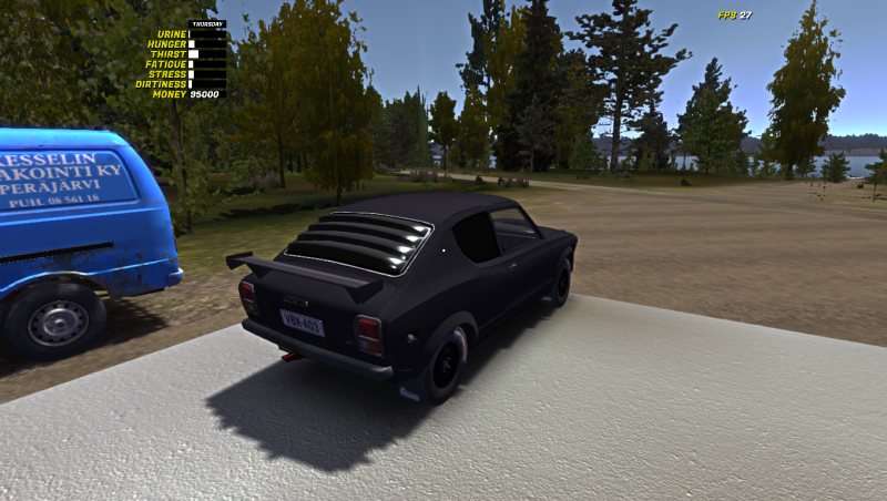 My Summer Car: Save Game (Black Satsuma, 100,000 marks, almost complete