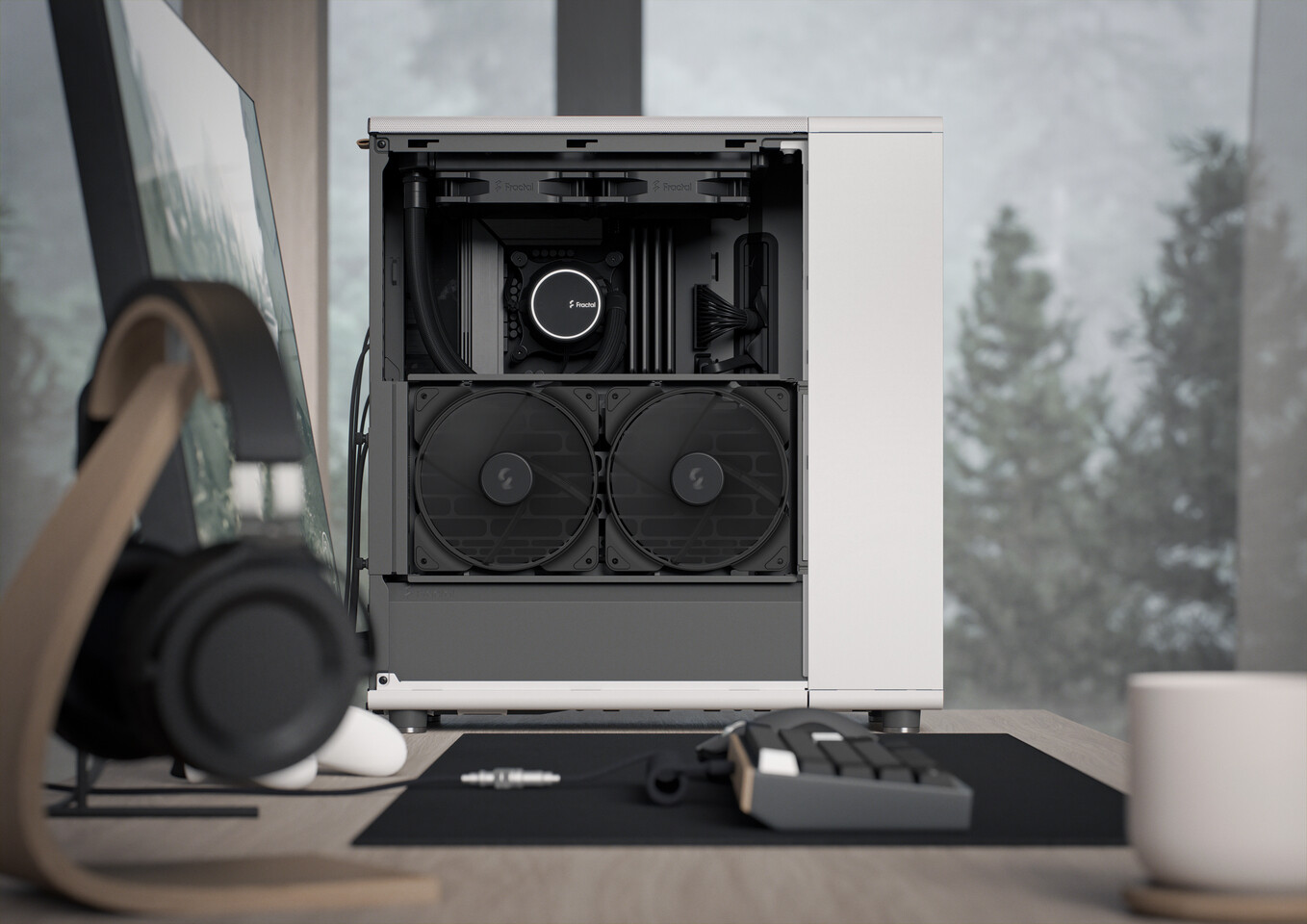 Fractal Design North - корпус для компьютера Mid-tower с декоративными ...