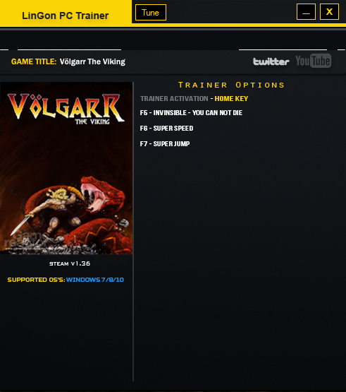 Völgarr &#8211; The Viking: Trainer (+3) [1.36] {LinGon}