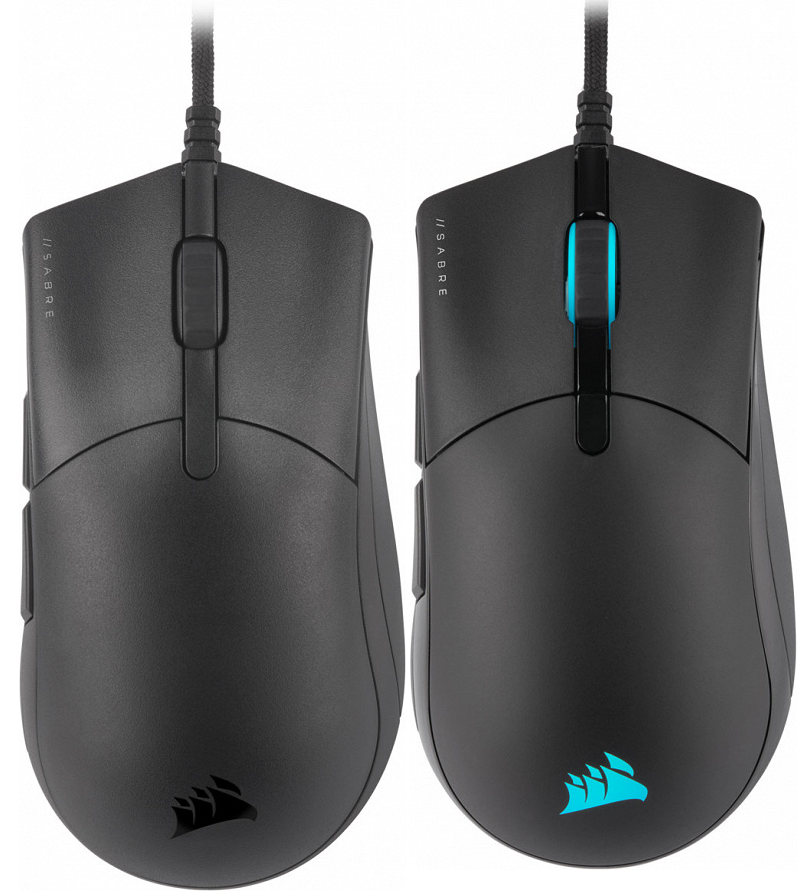 Представлены игровые мыши Corsair Sabre Pro и Sabre RGB Pro
