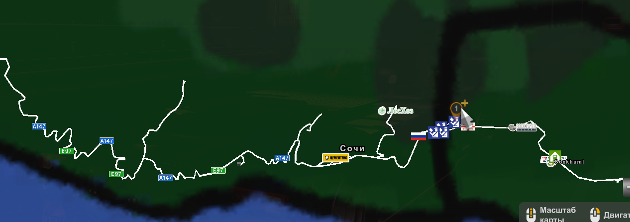 Скачать Euro Truck Simulator 2 "Карта - Сочи восстановлен Аддон Южный ...