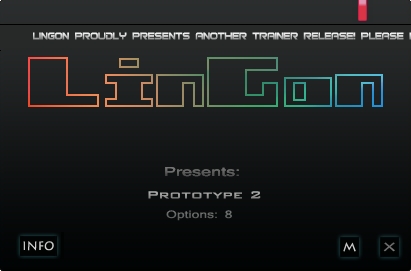 Prototype 2: Trainer (+8) [1.0: Steam Version] {LinGon}