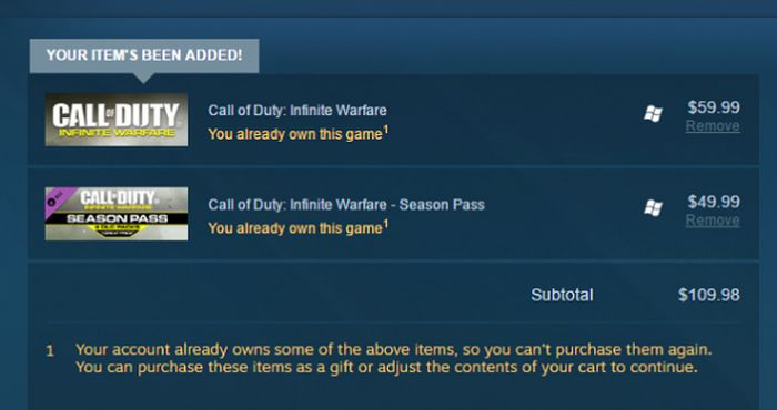 The item has not been. Сколько будет стоить сезонный абонемент на call of duty. this item is gift.