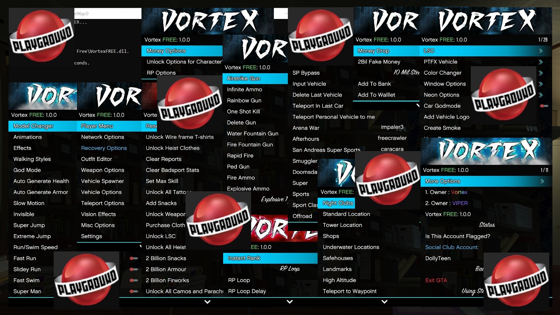 Grand Theft Auto 5 (GTA V): Cheat (Vortex v1.0.0) [1.46]