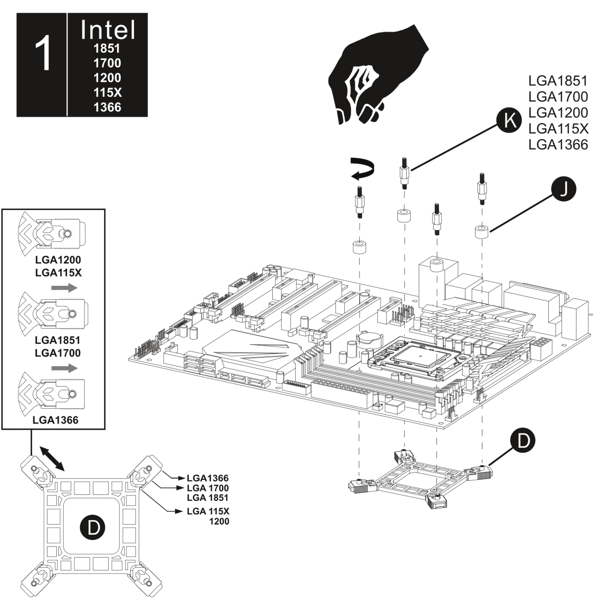 Кулеры LGA1700 совместимы с новым сокетом LGA1851 - еще одно подтверждение