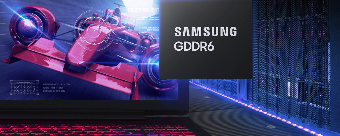 Samsung уже тестирует память GDDR6 с частотой 20 ГГц и даже 24 ГГц