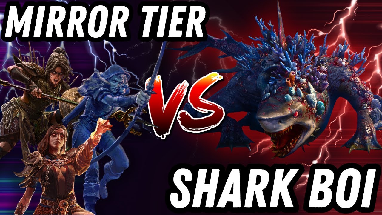 Акула-убийца с триллионами здоровья против сотни героев: безумное испытание в Path of Exile 2 стало вирусным