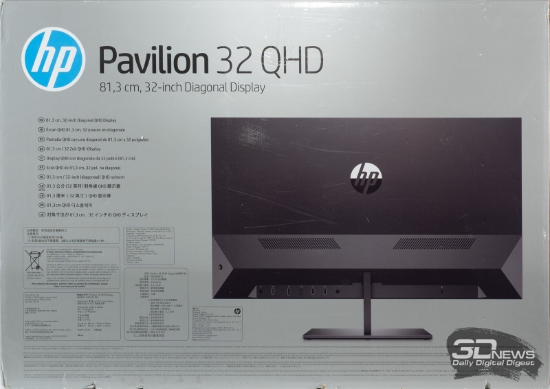Обзор WQHD-монитора HP Pavilion 32 QHD: сюрприз