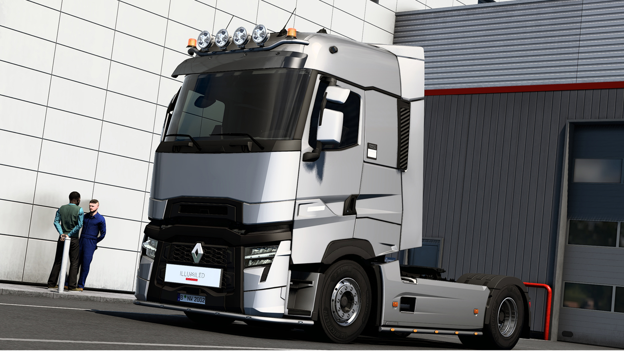 Скачать Euro Truck Simulator 2 "Новые лайтбары и кенгурятники для ...
