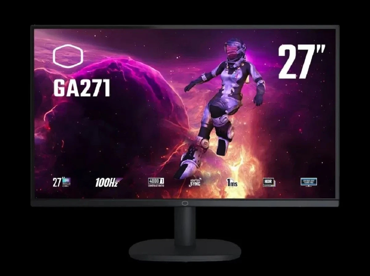 Представлен 100-Гц QHD монитор Cooler Master GA271