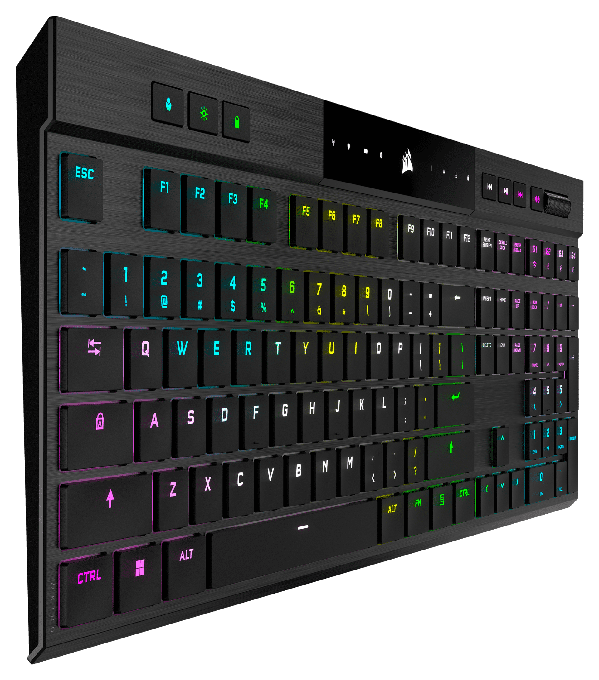 Corsair представляет тонкую беспроводную механическую клавиатуру K100 ...