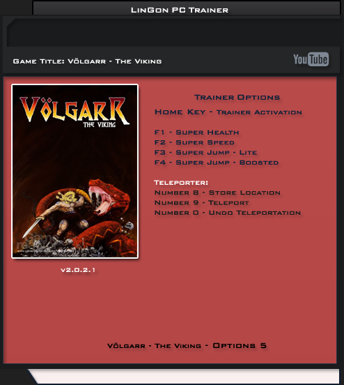 Vulgarr ~ The Viking: Trainer (+5) [2.0.2.1] {LinGon}