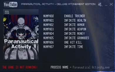 Paranautical Activity &#8211; Deluxe Atonement Edition: Trainer (+7) [1.0] {LIRW / GHL}