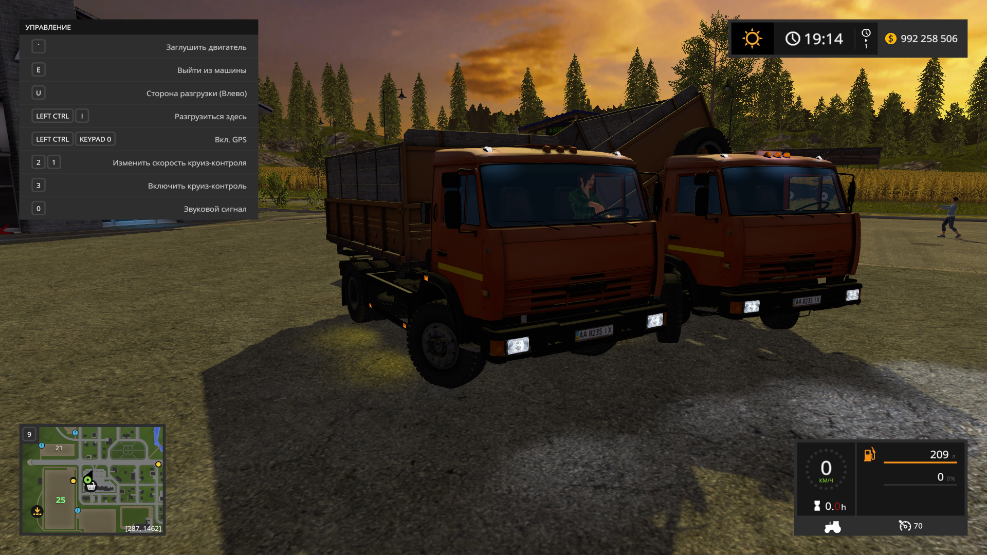 Скачать Farming Simulator 17 "KAMAZ 43255 C(S)" - Транспорт