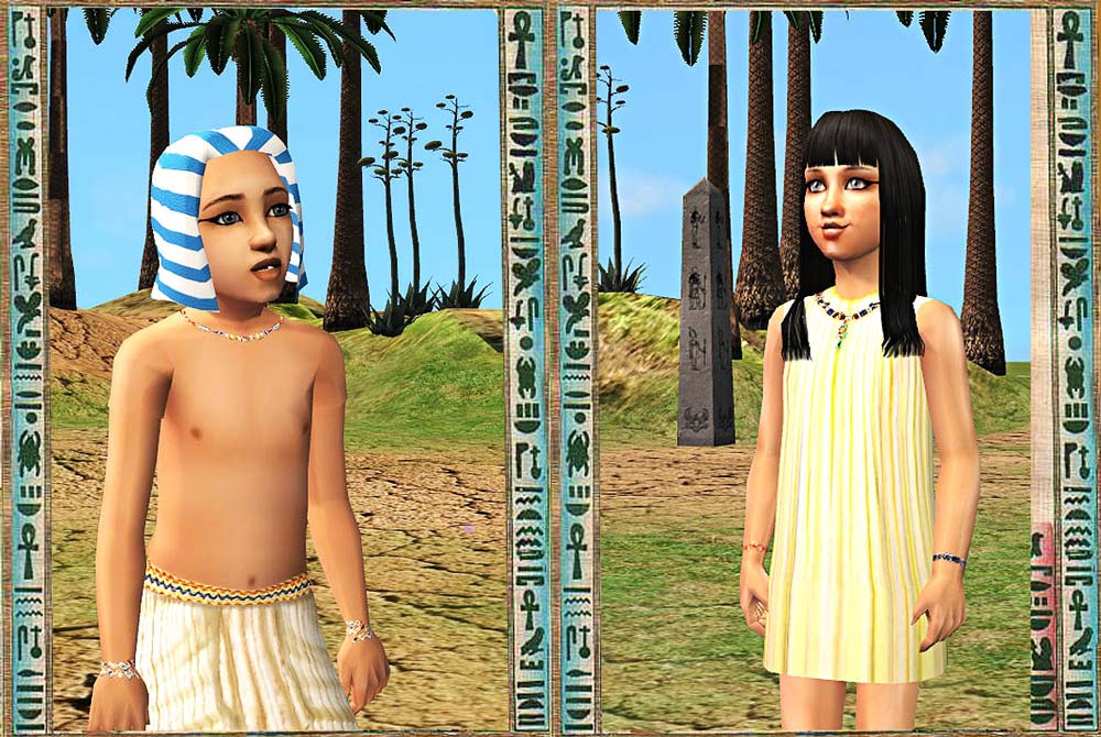 Скачать Sims 3 "Тематический каталог "Древний Египт"