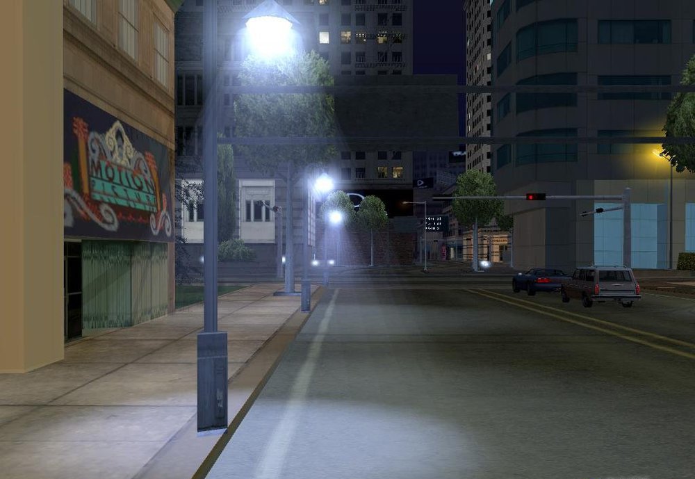 Скачать Grand Theft Auto San Andreas "Improved Lamppost Lights v3