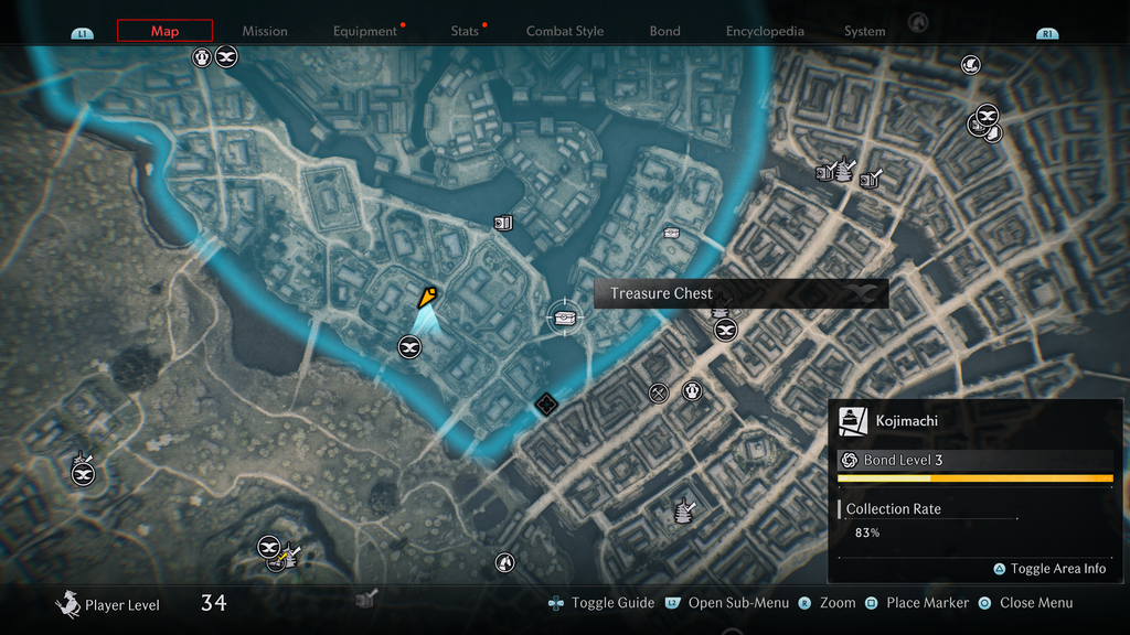 Тайники в Rise of the Ronin: все сундуки с сокровищами в Эдо