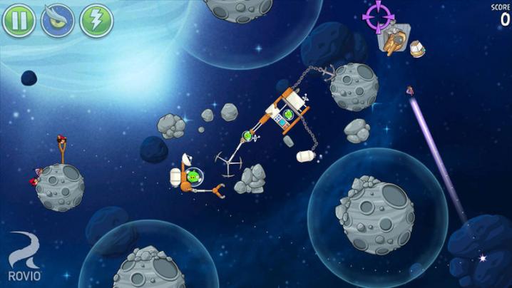 Вышла новая версия Angry Birds, созданная специалистами NASA