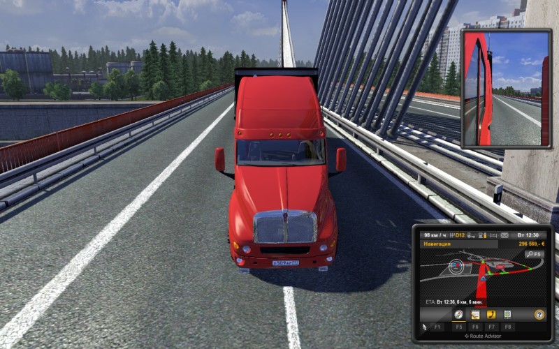 Скачать Euro Truck Simulator 2 "Kenworth T2000" - Геймплей