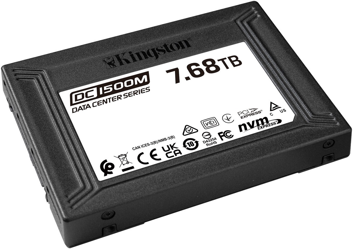 SSD-накопители Kingston DC1500M спроектированы для центров обработки данных