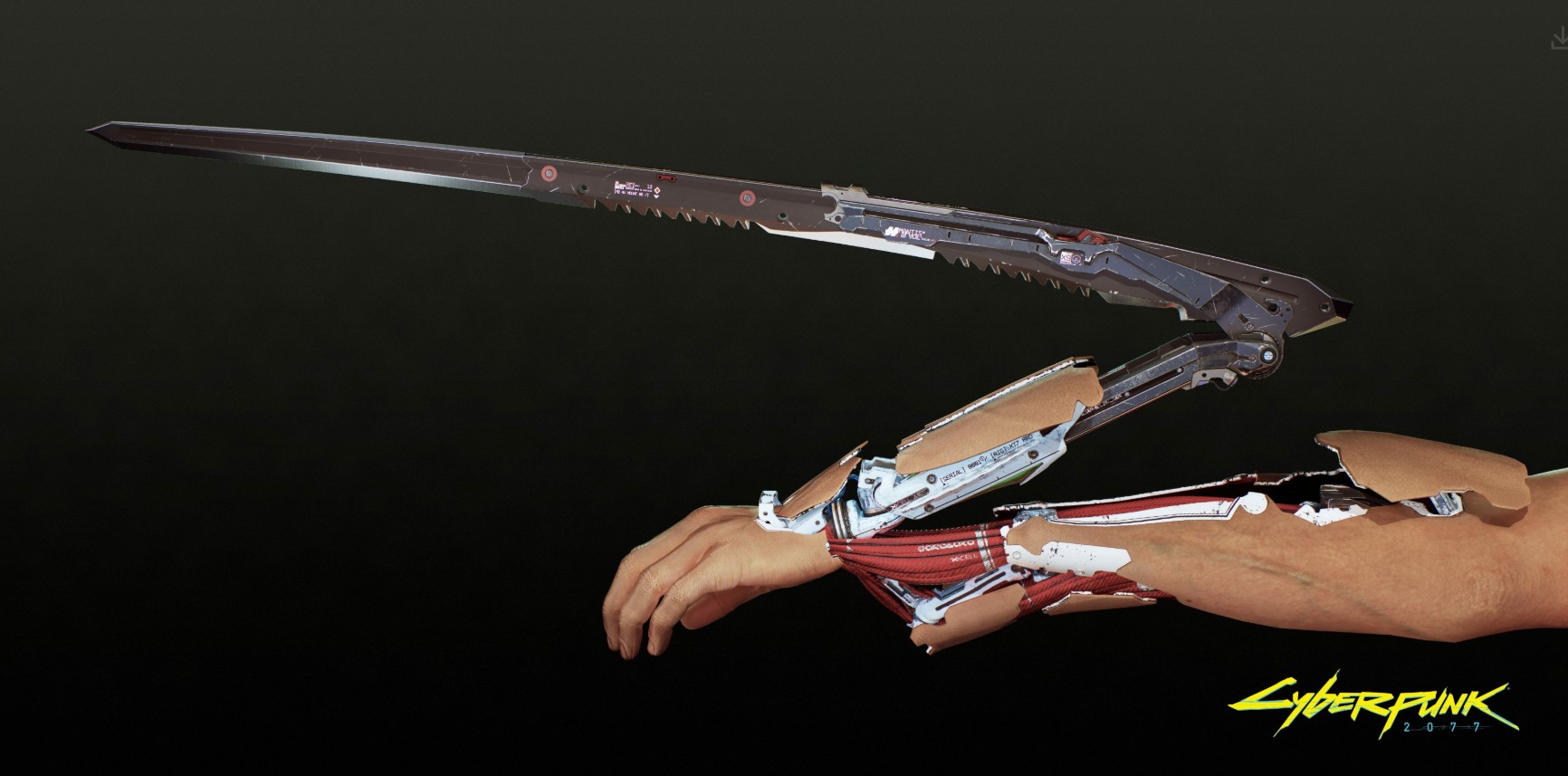 Рендеры оружия из Cyberpunk 2077