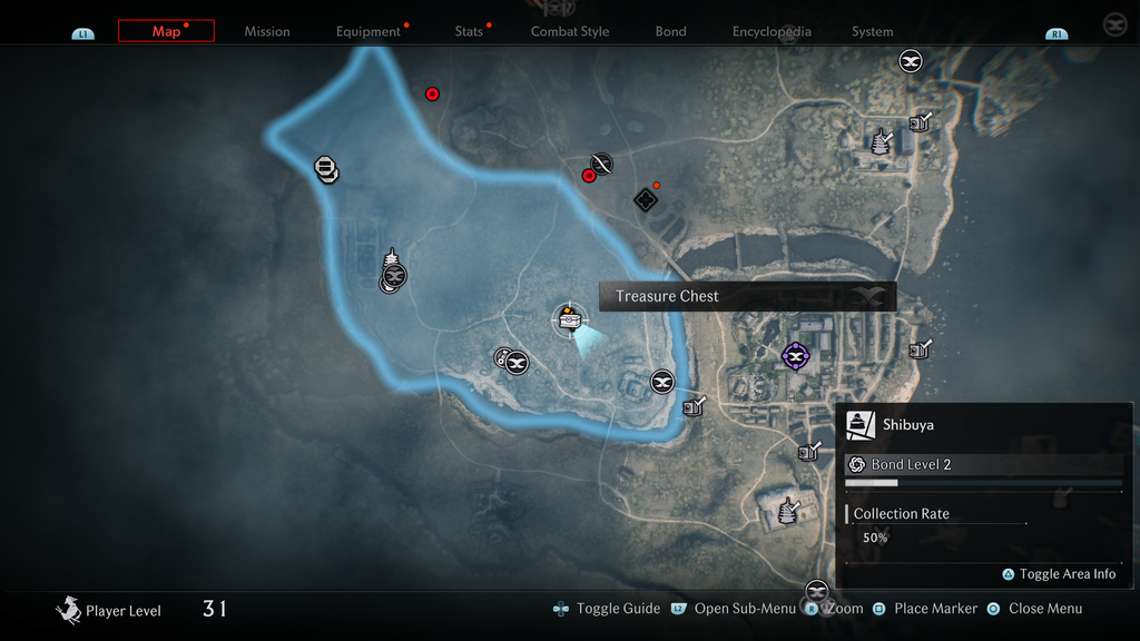 Тайники в Rise of the Ronin: все сундуки с сокровищами в Эдо