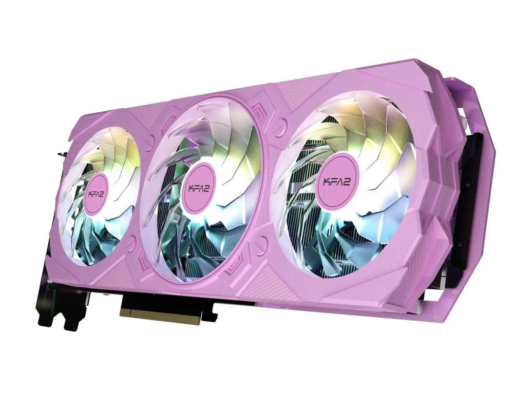 KFA2 представляет видеокарты GeForce RTX 4070 SUPER EX в розовом и ...