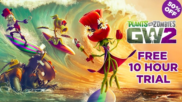 لعبة Plants vs Zombies Garden warfare Xbox one مجانًا