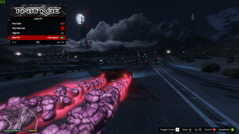 Grand Theft Auto 5 (GTA V): Cheat (Rampage Trainer 1.1.7)