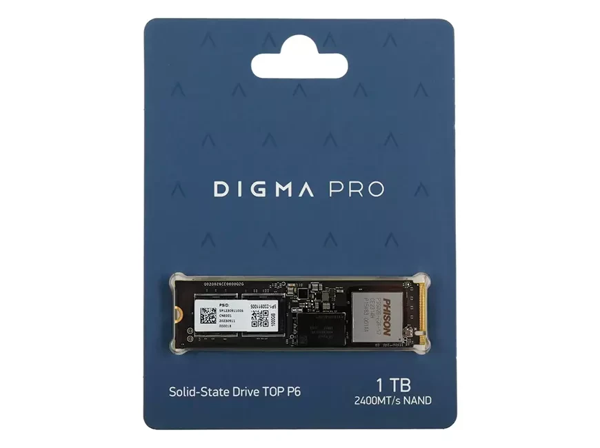 DIGMA PRO Top P6 - новая серия высокоскоростных накопителей SSD PCIe 5.0