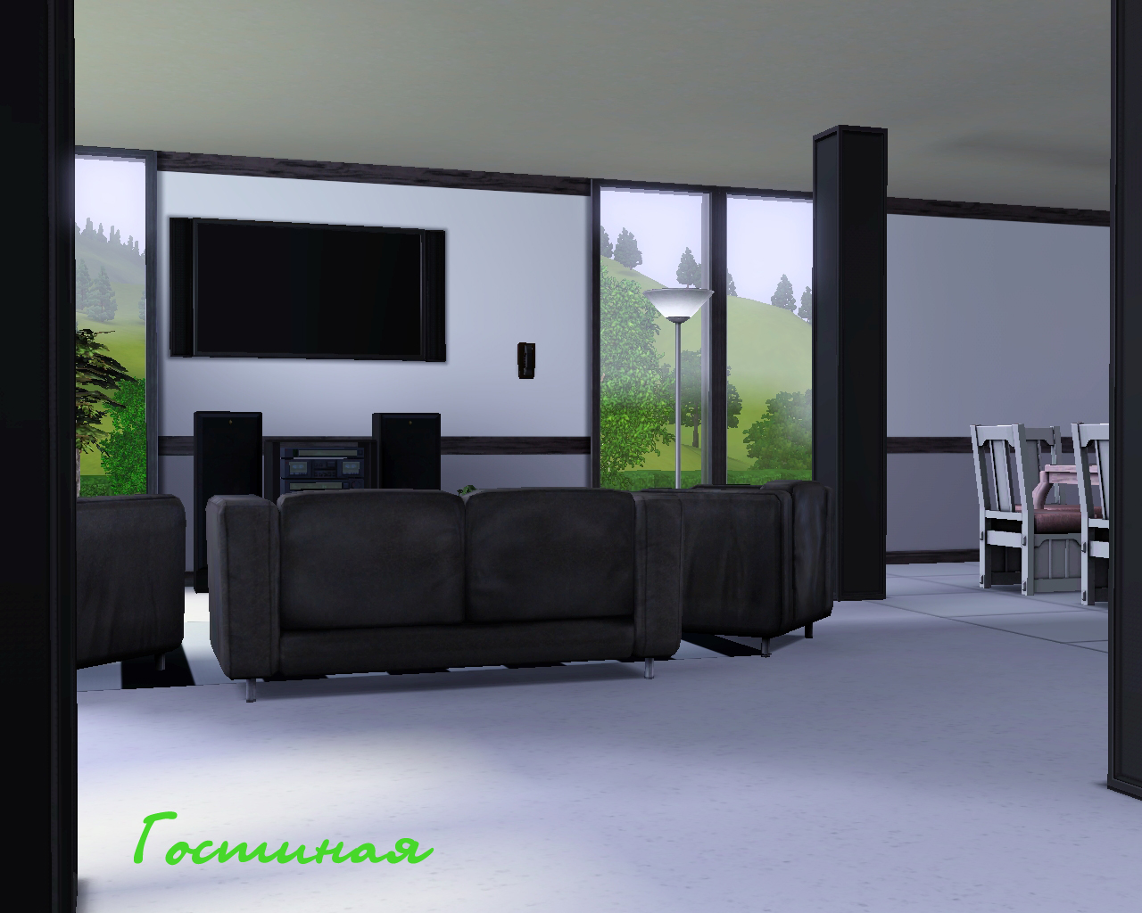 Скачать Sims 3 "Современный коттедж" - Геймплей