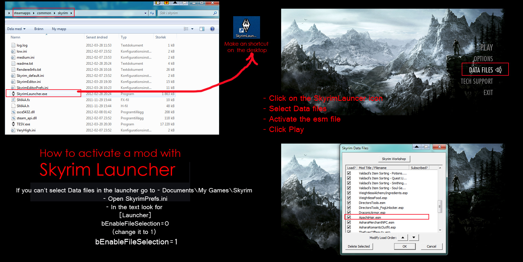 Skyrim data files. Лаунчер скайрима. лаунчер скайрим. skyrim special edition лаунчер. мод лаунчер skyrim.