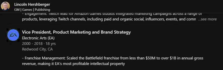 Годовой доход франшизы Battlefield превышал миллиард долларов