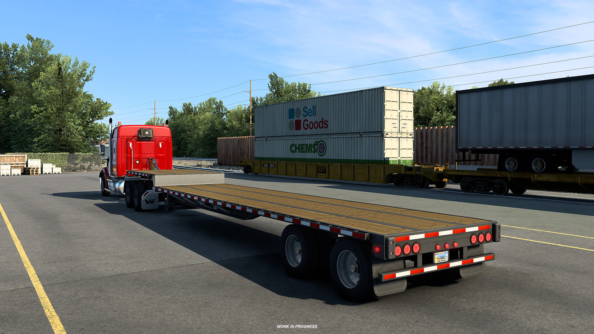 Lowboy для american truck simulator 1. Step deck и power only. Truck deck. Перевозка подорвало. Drop deck trailer.