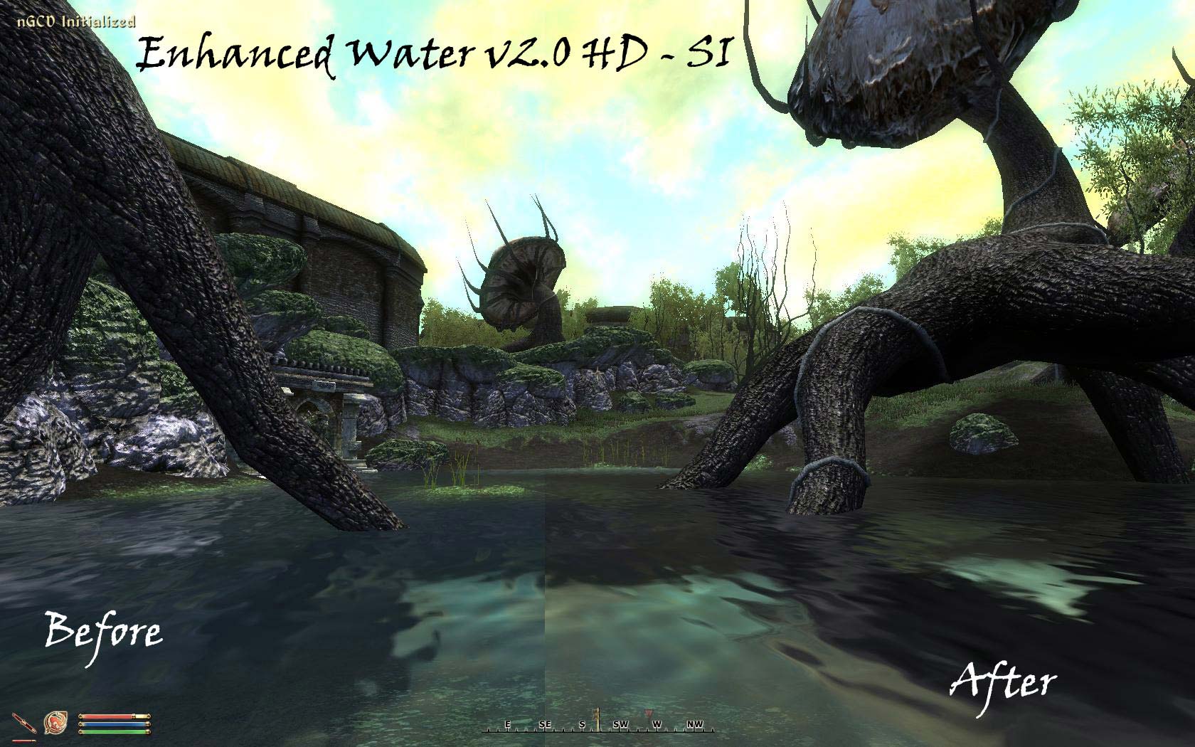 Скачать TES 4 Oblivion "Enhanced Water / Улучшенная вода 2.0 " Геймплей