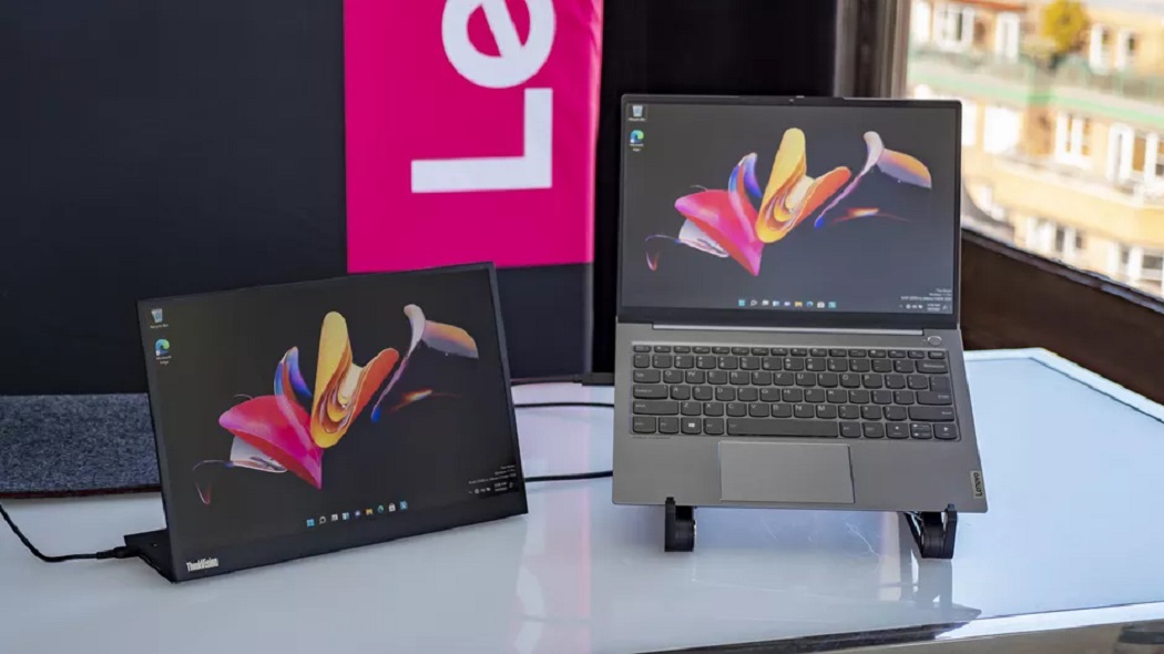 Lenovo представила портативный 2K-монитор