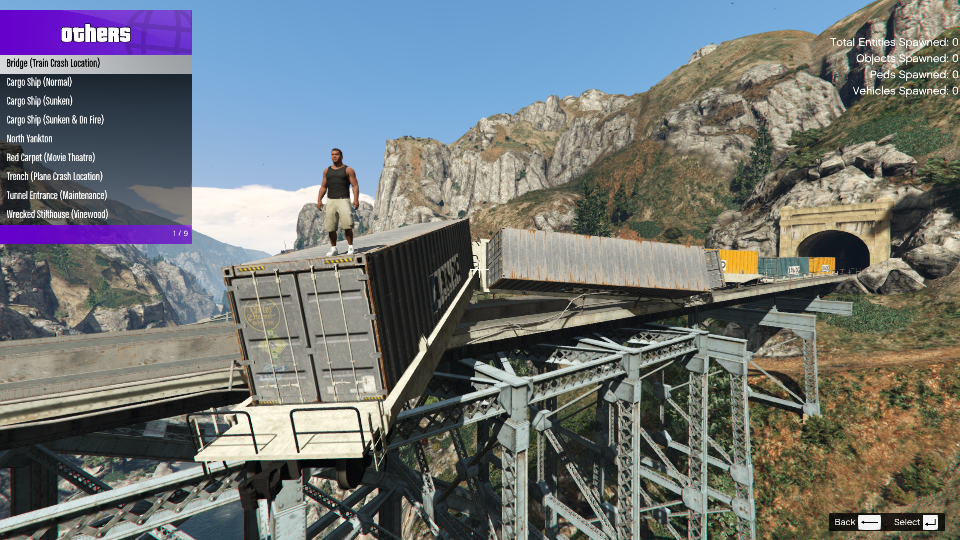 Grand Theft Auto 5 "Чит-Мод - MenyooSP" [2.1.2] {MAFINS, ItsJustCurtis}