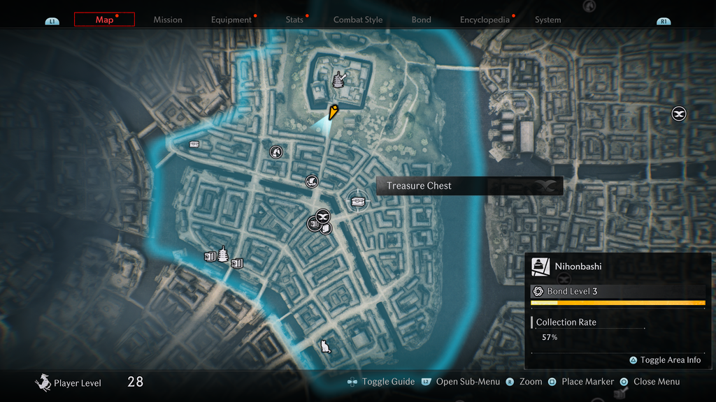 Тайники в Rise of the Ronin: все сундуки с сокровищами в Эдо