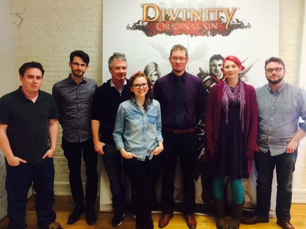 L to R: Kieron Kelly, Stephen Rooney, Devin Doyle, Sarah Baylus, Jan Van Dosselaer, Charlene Putney, John Corcoran