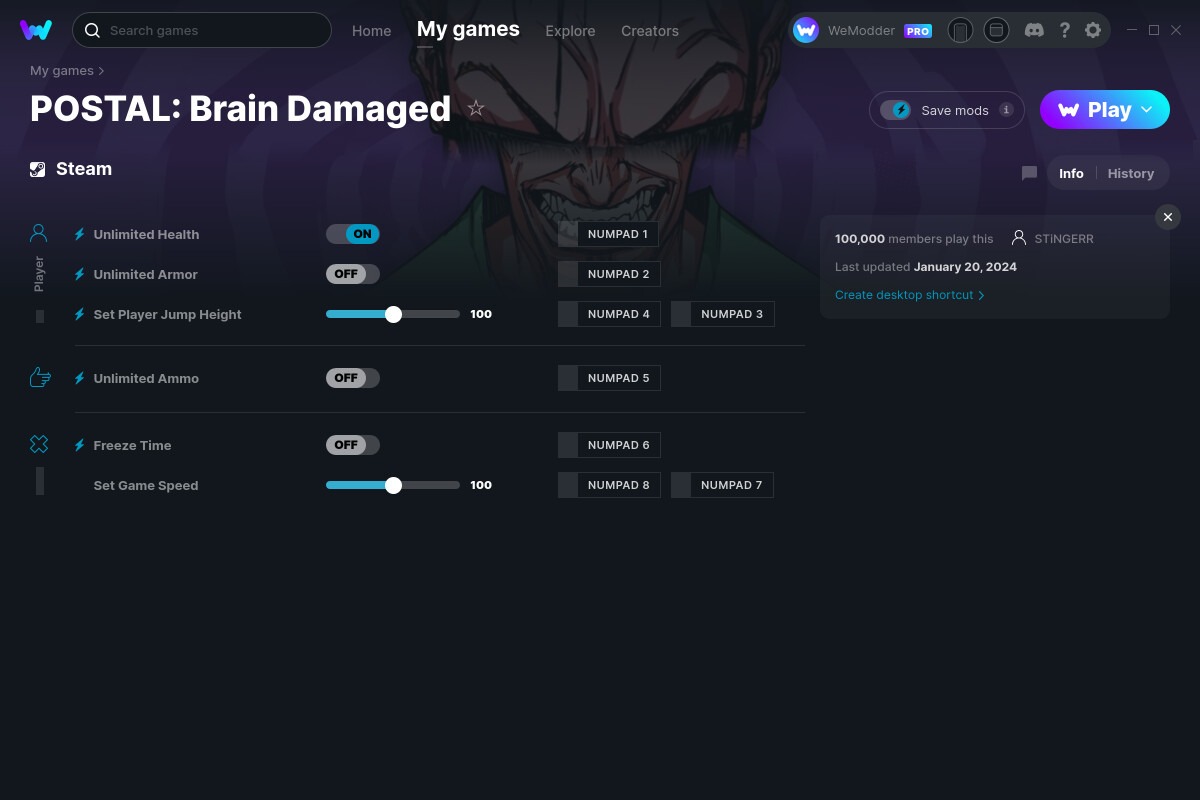 Brain damage русификатор. Brain damage русификатор
