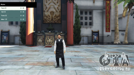 Меню персонажа для GTA 5