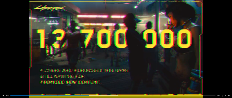 13 700 000 игроков, купивших игру, до сих пор ждут обещанного нового контента.
