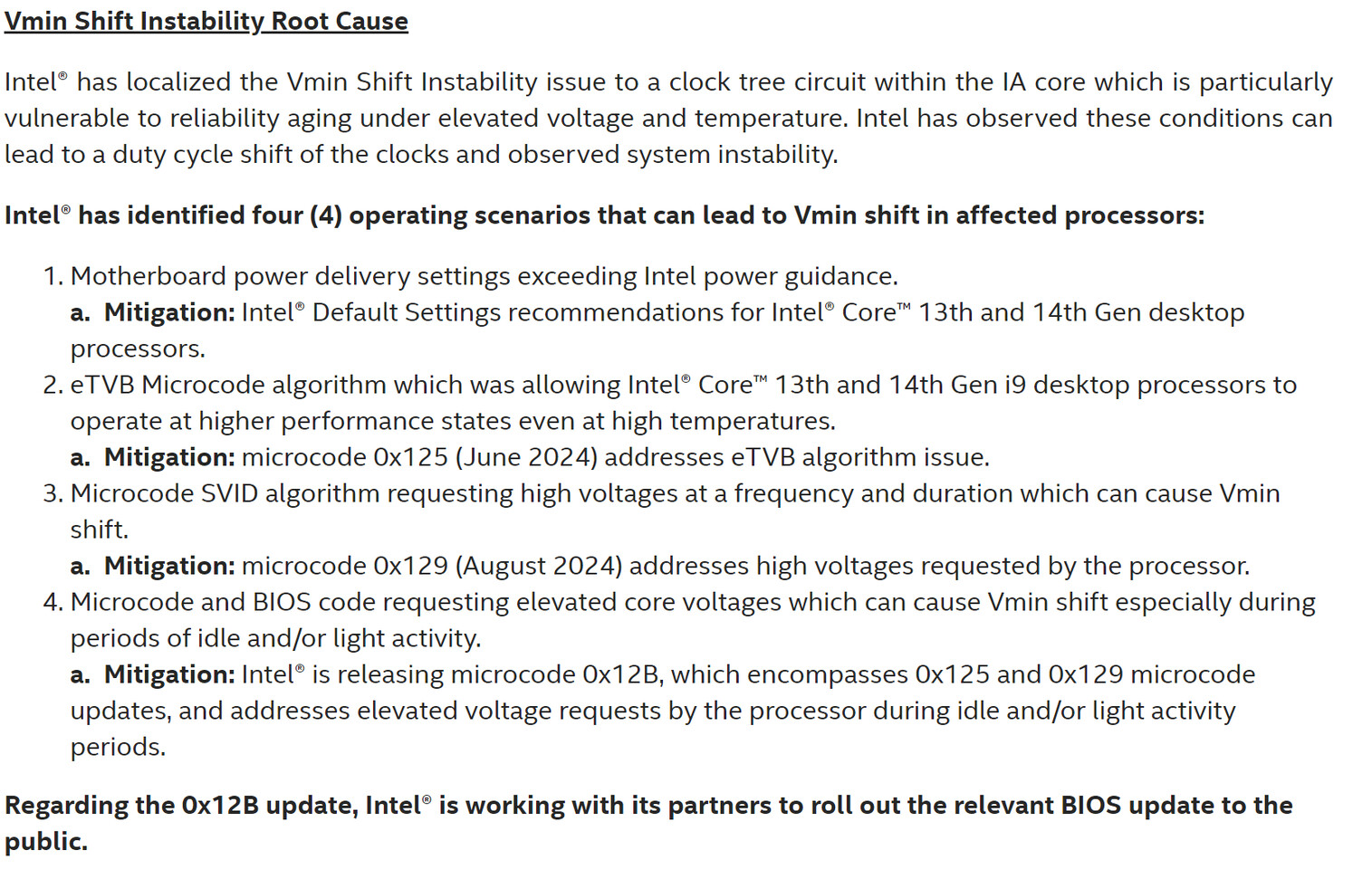 Microcode 0x125 to ensure etvb. Microcode 0x125 to ensure etvb