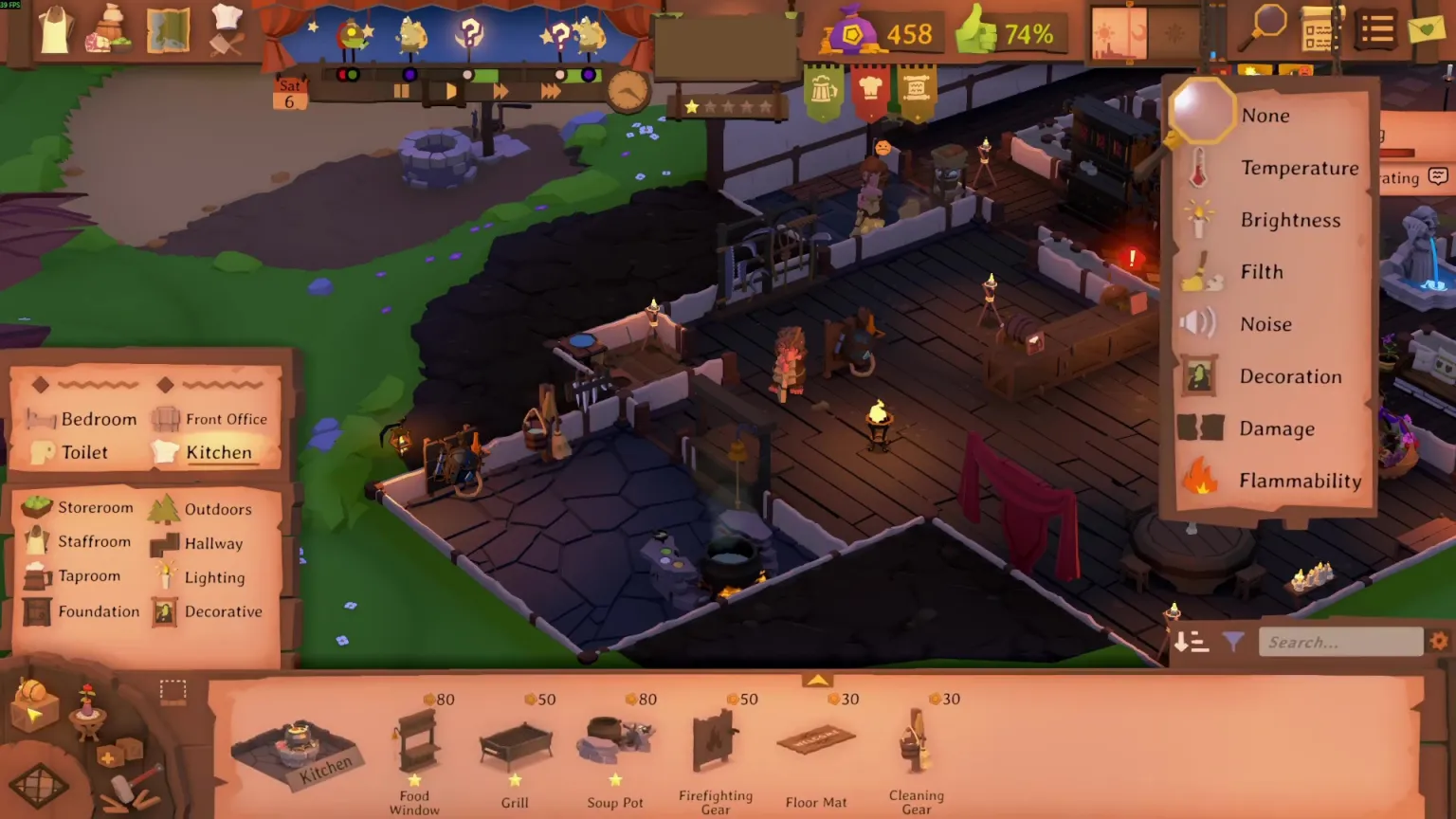 Как получить вторую звезду в Tavern Keeper и успешно потушить пожар