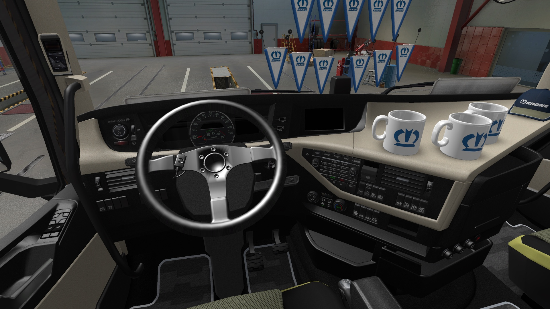 Скачать Euro Truck Simulator 2 "Рули Sparco" [1.45/1.46] {AJIEHA ...